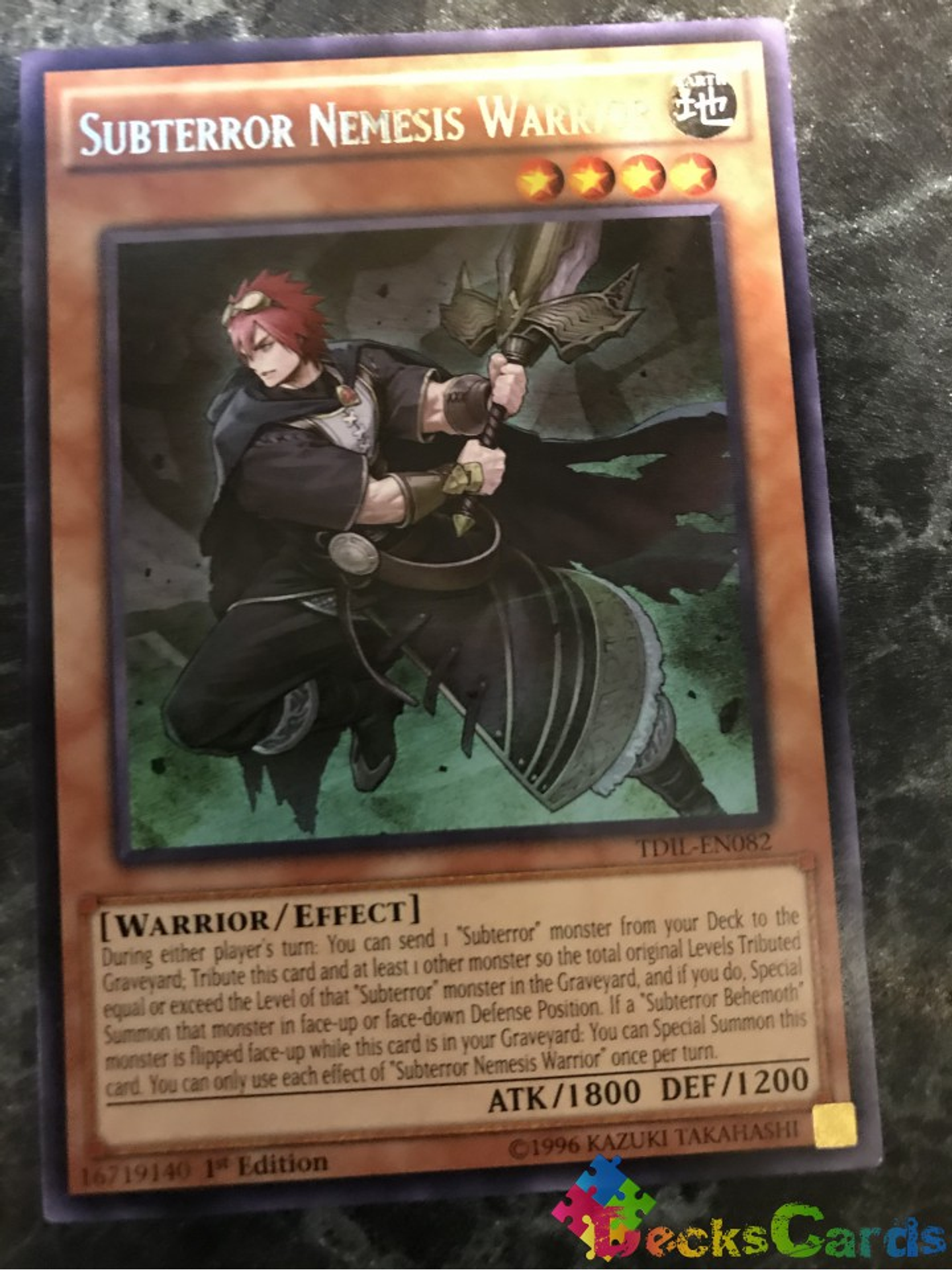 Subterror Nemesis Warrior - TDIL-EN082 - Rare 1st Edition 2