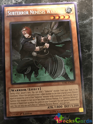Subterror Nemesis Warrior - TDIL-EN082 - Rare 1st Edition