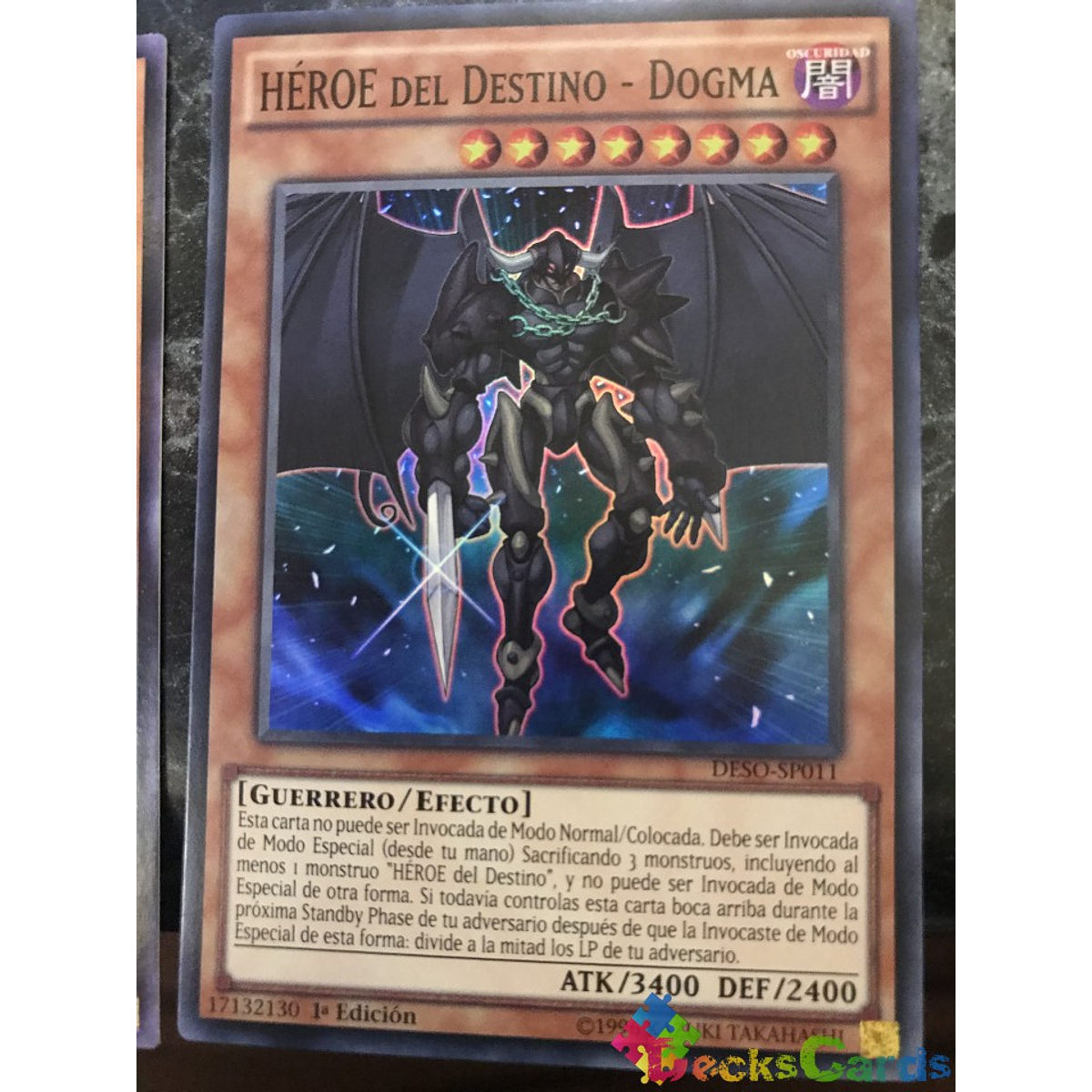 Destiny HERO - Dogma - DESO-EN011 - Super Rare 1st Edition