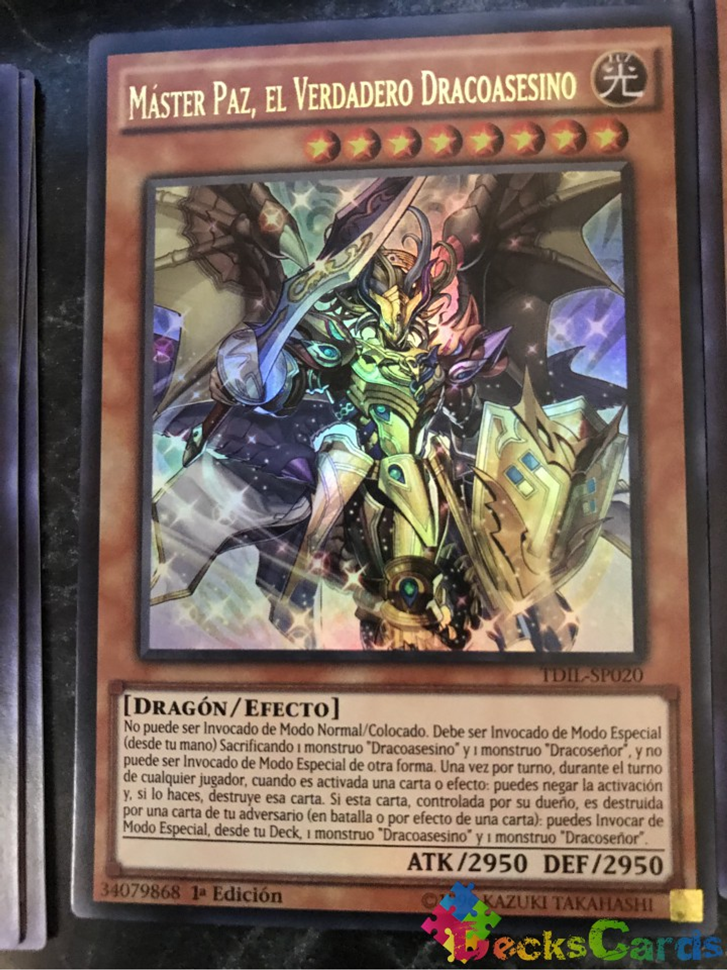 Master Peace, the True Dracoslayer - TDIL-EN020 - Ultra Rare 1st Edition 1