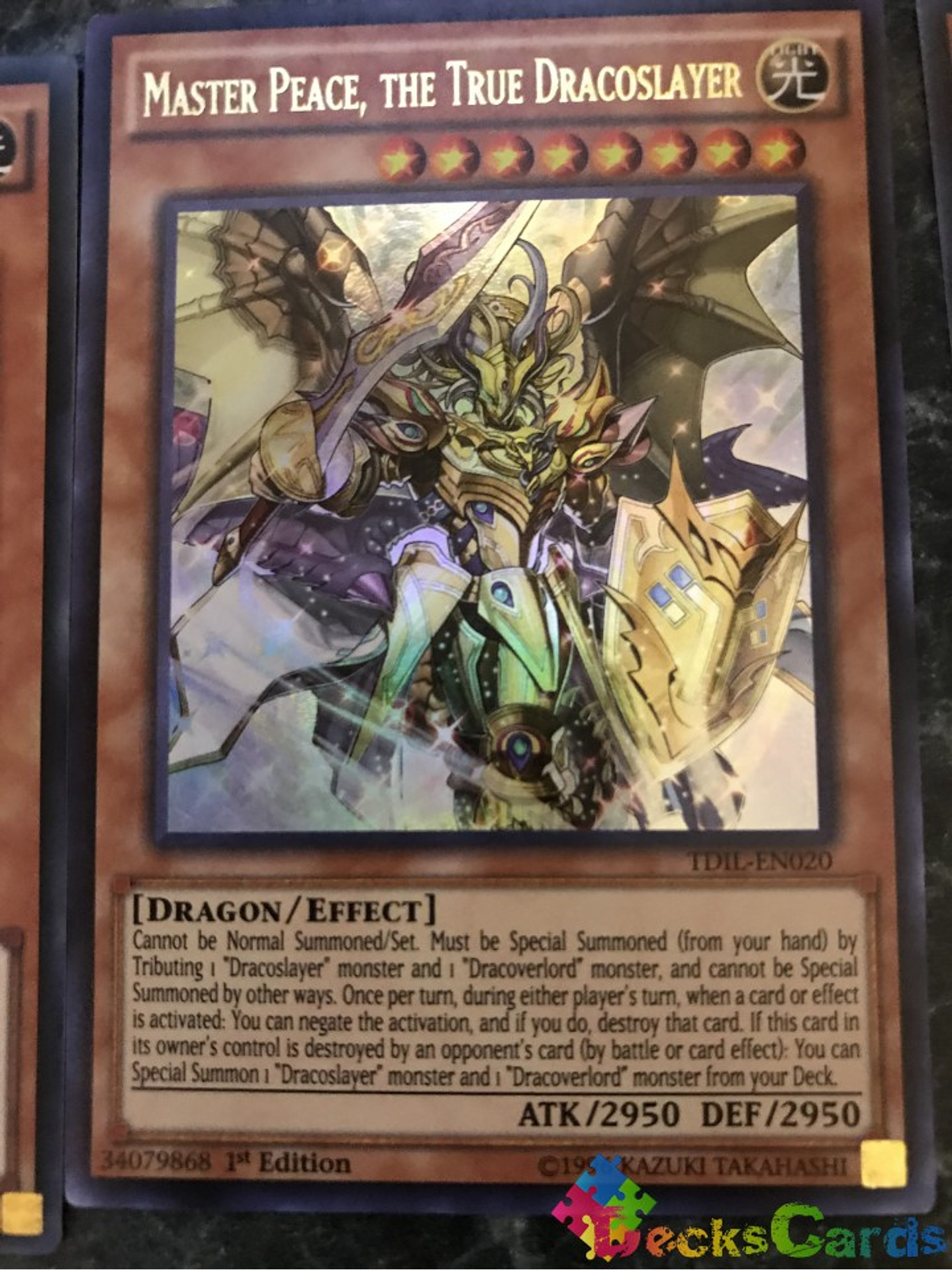 Master Peace, the True Dracoslayer - TDIL-EN020 - Ultra Rare 1st Edition 2