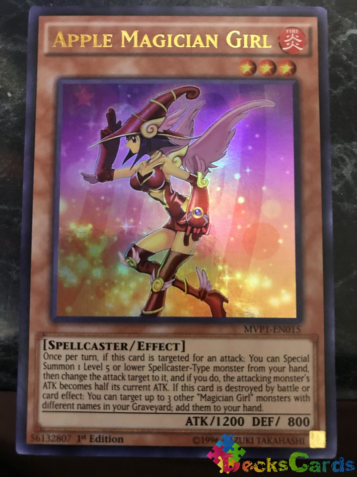 Apple Magician Girl - MVP1-EN015 - Ultra Rare 1st Edition 2