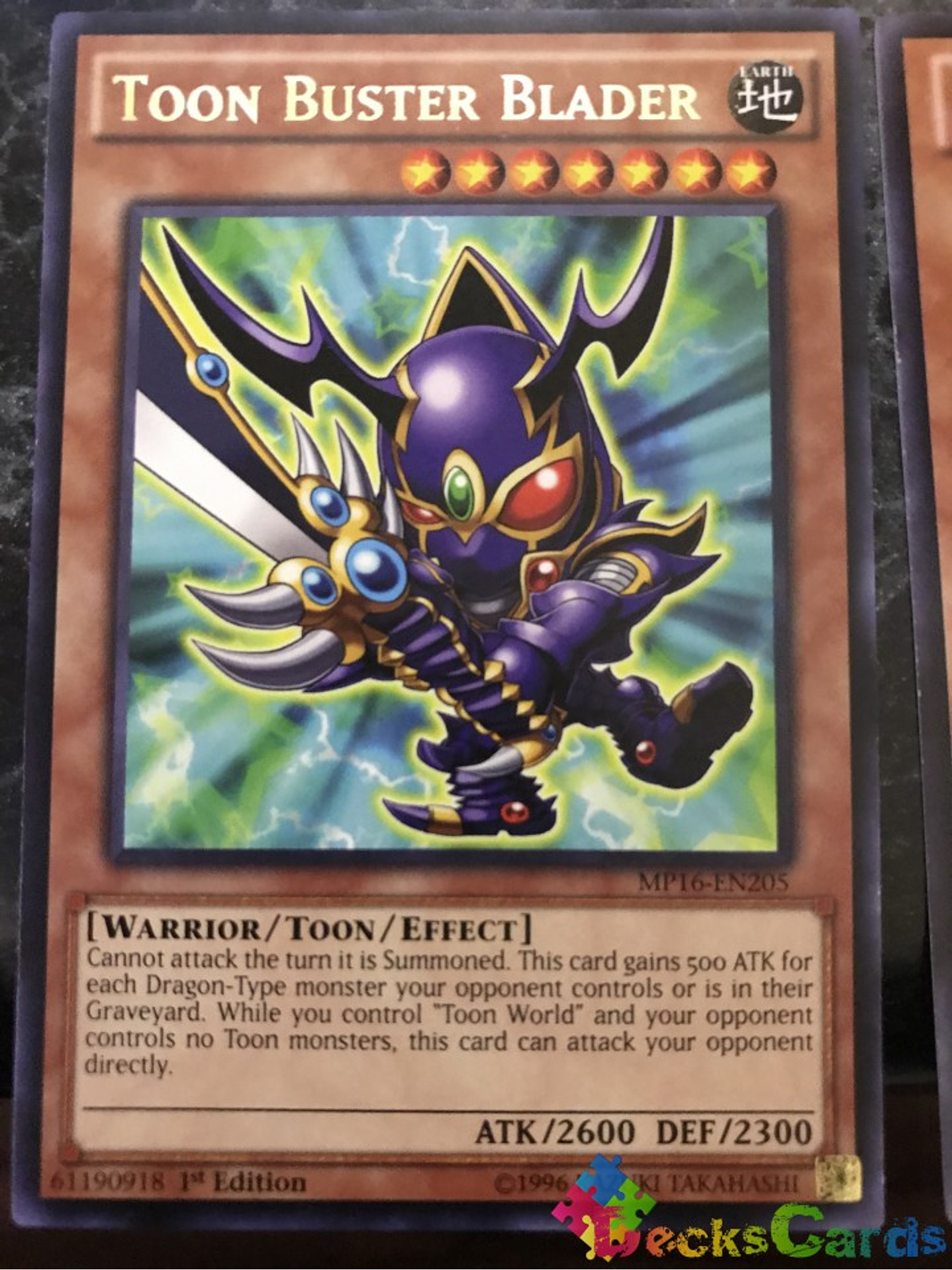 Toon Buster Blader - MP16-EN205 - Rare 1st Edition 1