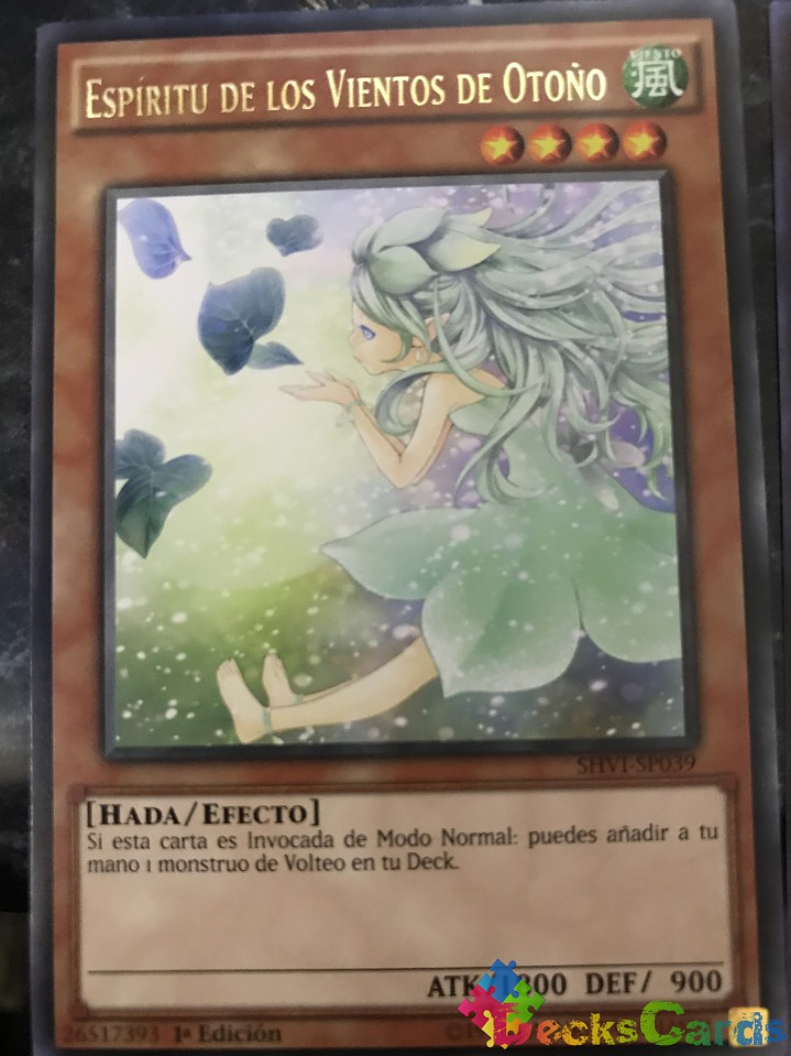 Spirit of the Fall Wind - SHVI-EN039 - Rare 1st Edition 1
