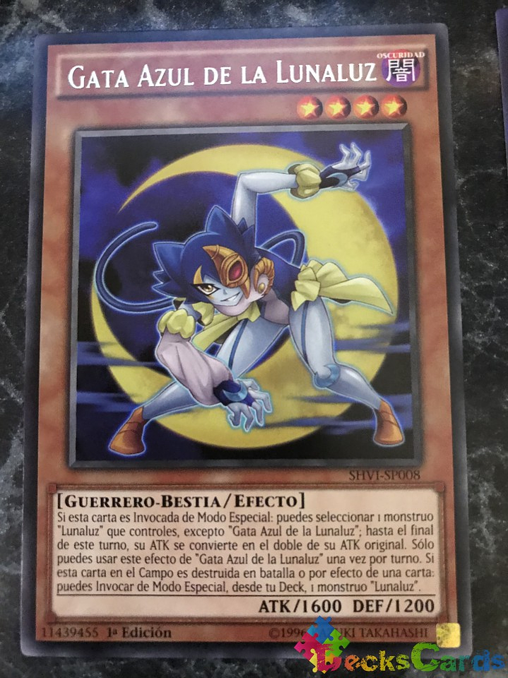 Lunalight Blue Cat - SHVI-EN008 - Rare 1st Edition 1