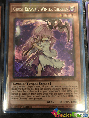 Ghost Reaper & Winter Cherries - SHVI-EN040 - Secret Rare 1st Edition