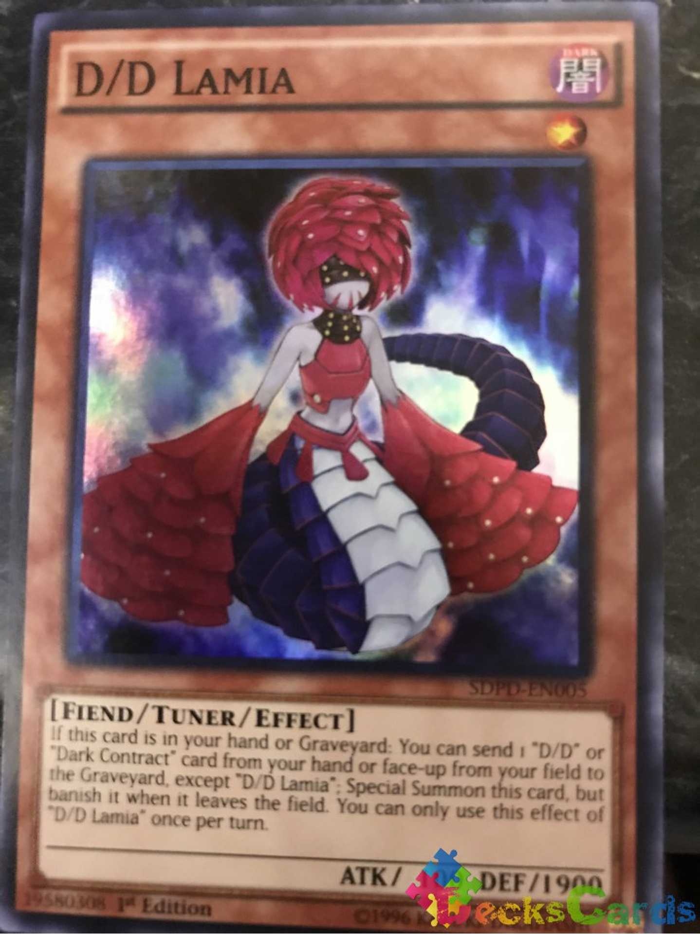 D/D Lamia - SDPD-EN005 - Super Rare 1st Edition 1