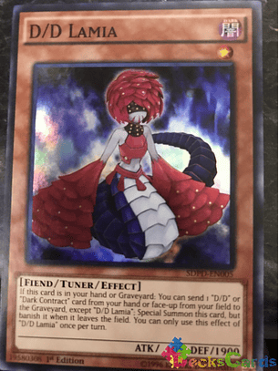 D/D Lamia - SDPD-EN005 - Super Rare 1st Edition