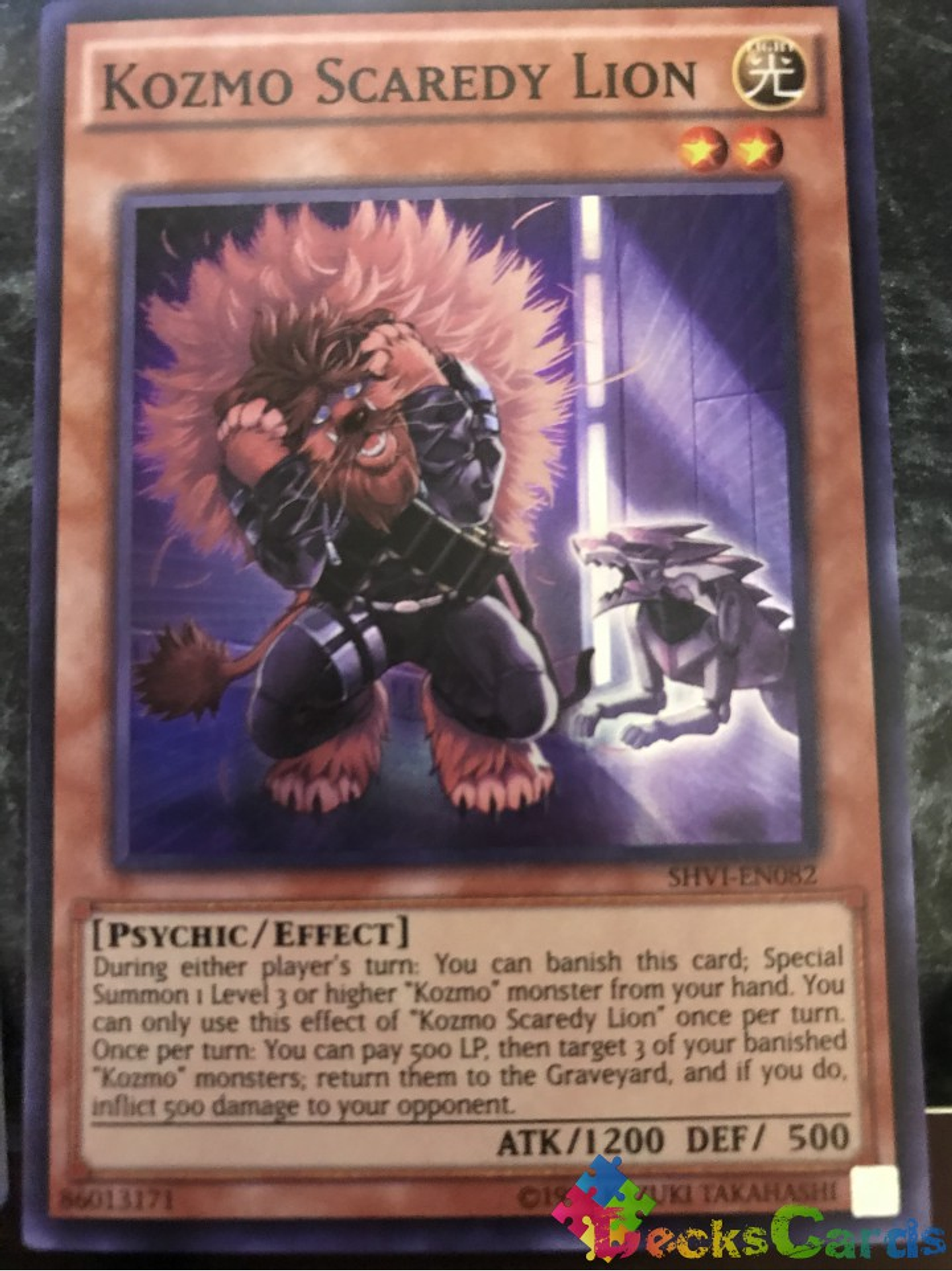 Kozmo Scaredy Lion - SHVI-EN082 - Super Rare Unlimited 1