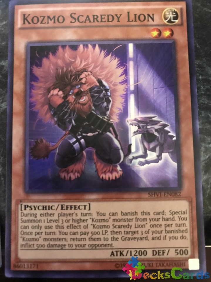 Kozmo Scaredy Lion - SHVI-EN082 - Super Rare Unlimited 1