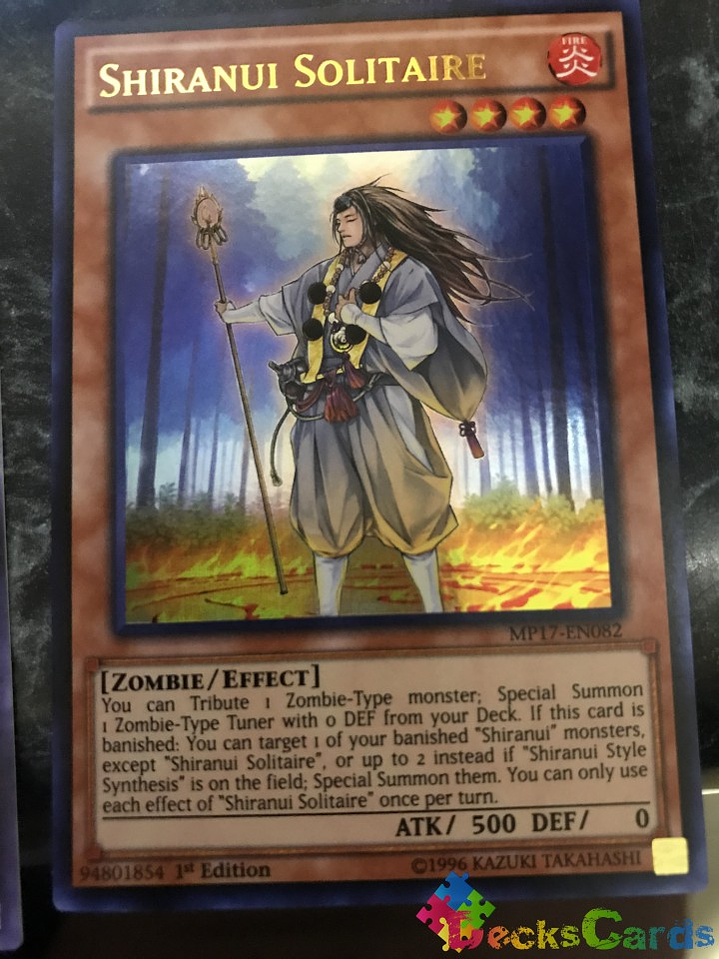 Shiranui Solitaire - MP17-EN082 - Ultra Rare 1st Edition 1