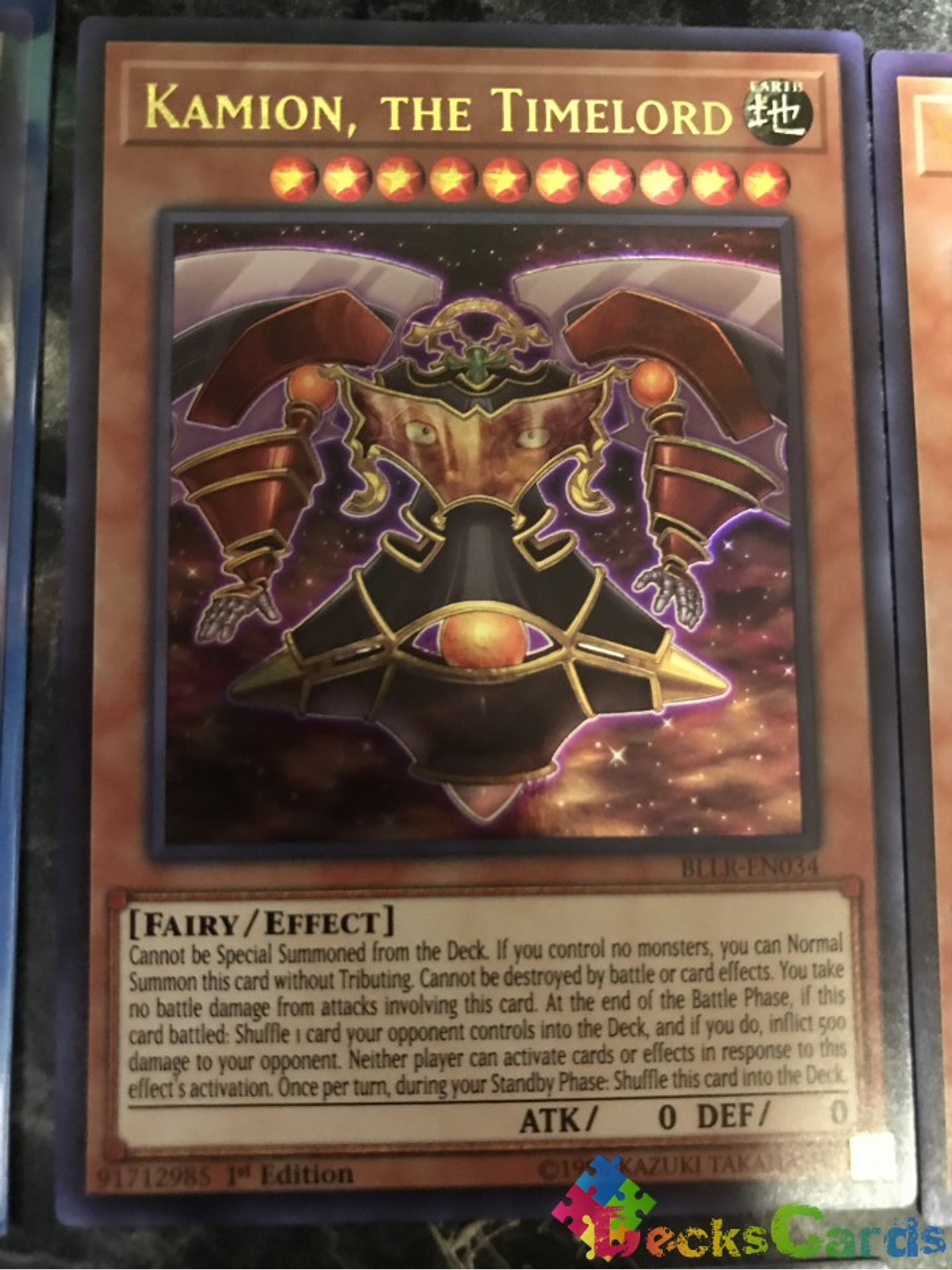 Kamion, the Timelord - BLLR-EN034 - Ultra Rare 1st Edition 1