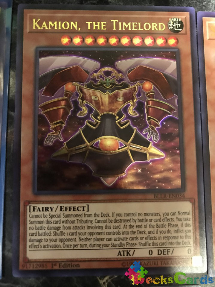 Kamion, the Timelord - BLLR-EN034 - Ultra Rare 1st Edition 1