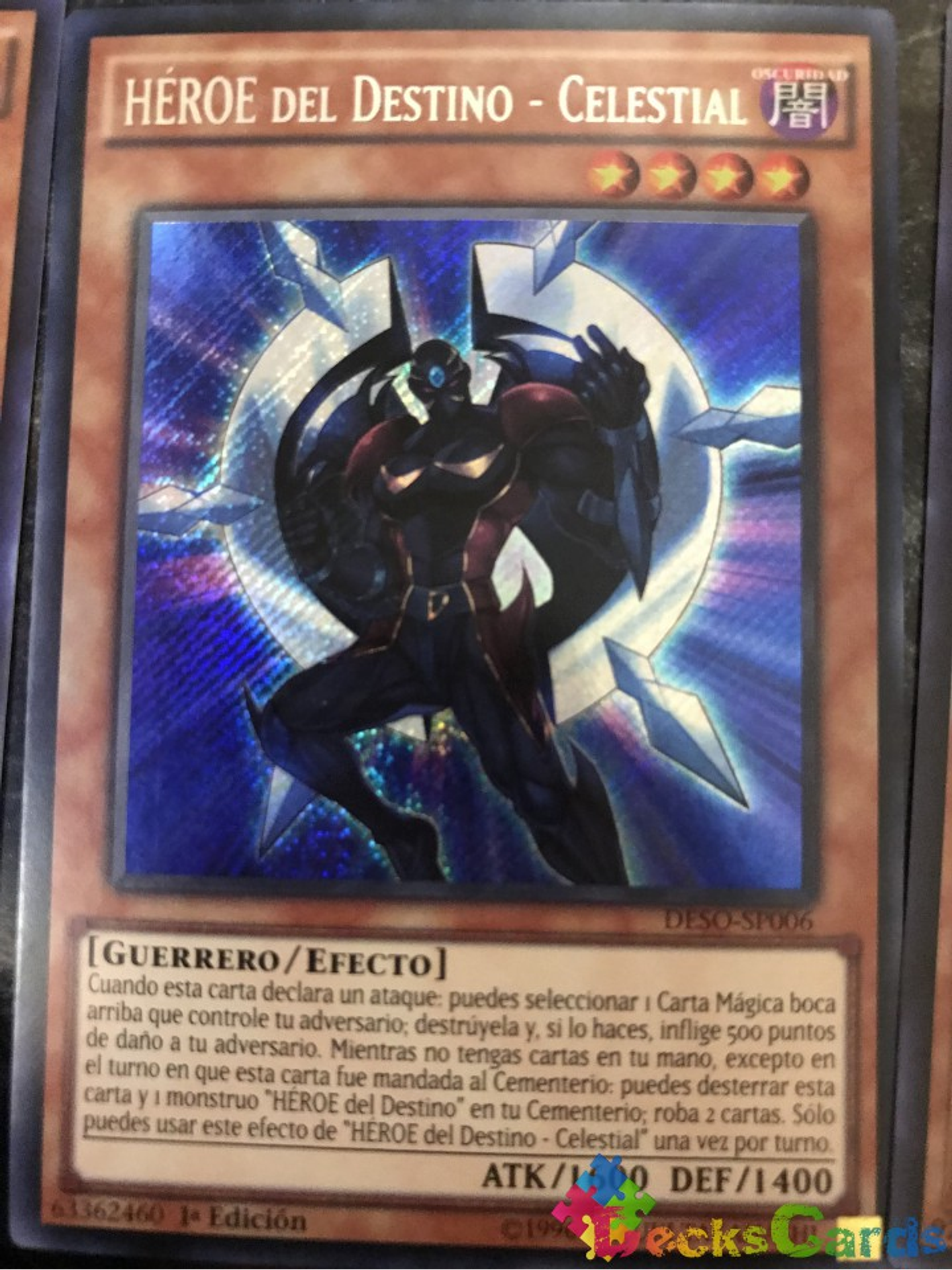 Destiny HERO - Celestial - DESO-EN006 - Secret Rare 1st Edition 1