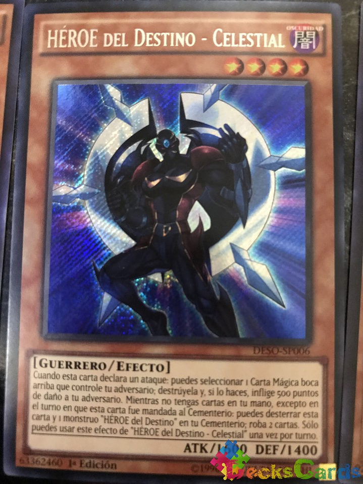 Destiny HERO - Celestial - DESO-EN006 - Secret Rare 1st Edition 1