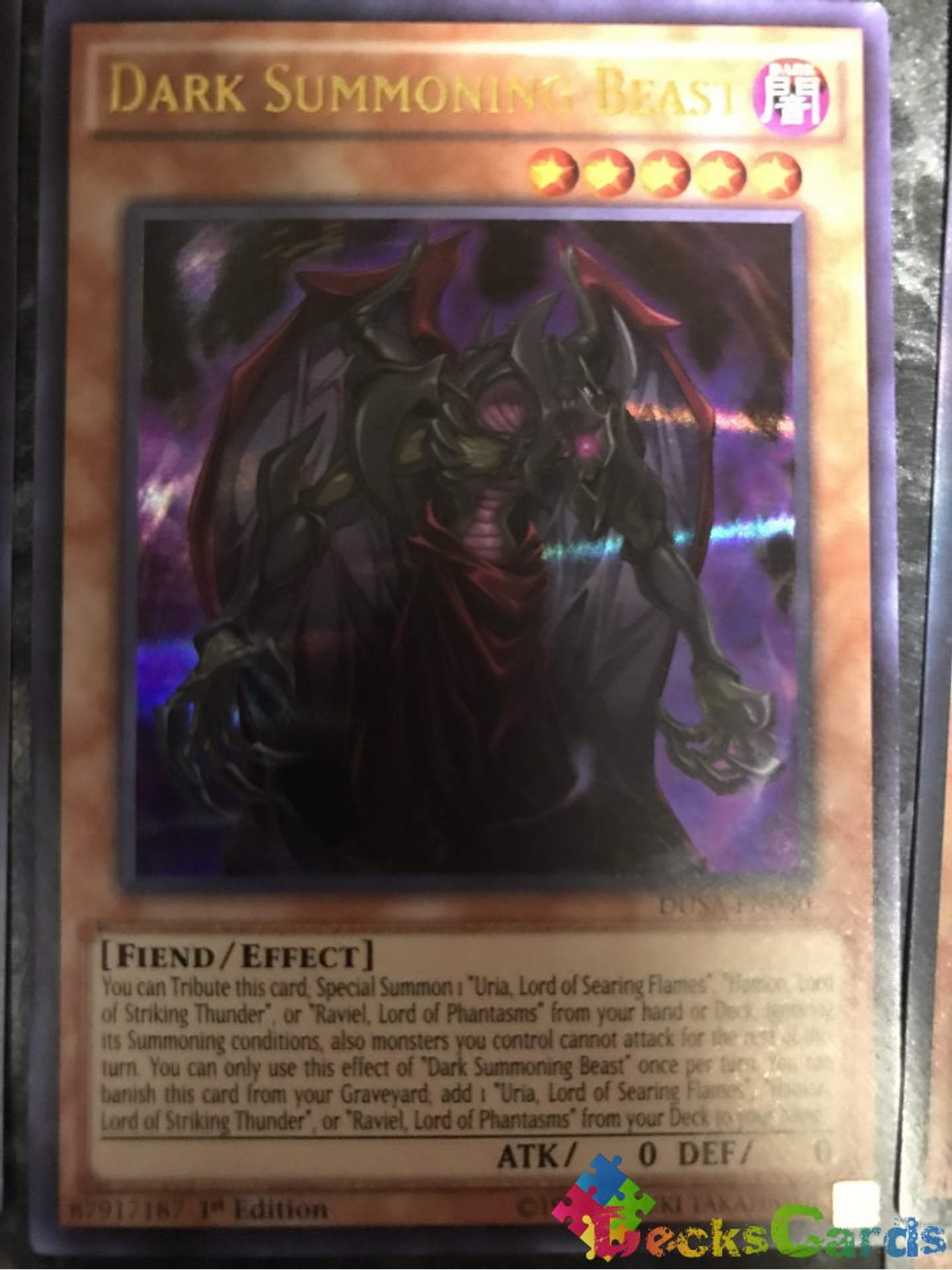 Dark Summoning Beast - DUSA-EN030 - Ultra Rare 1st Edition 1