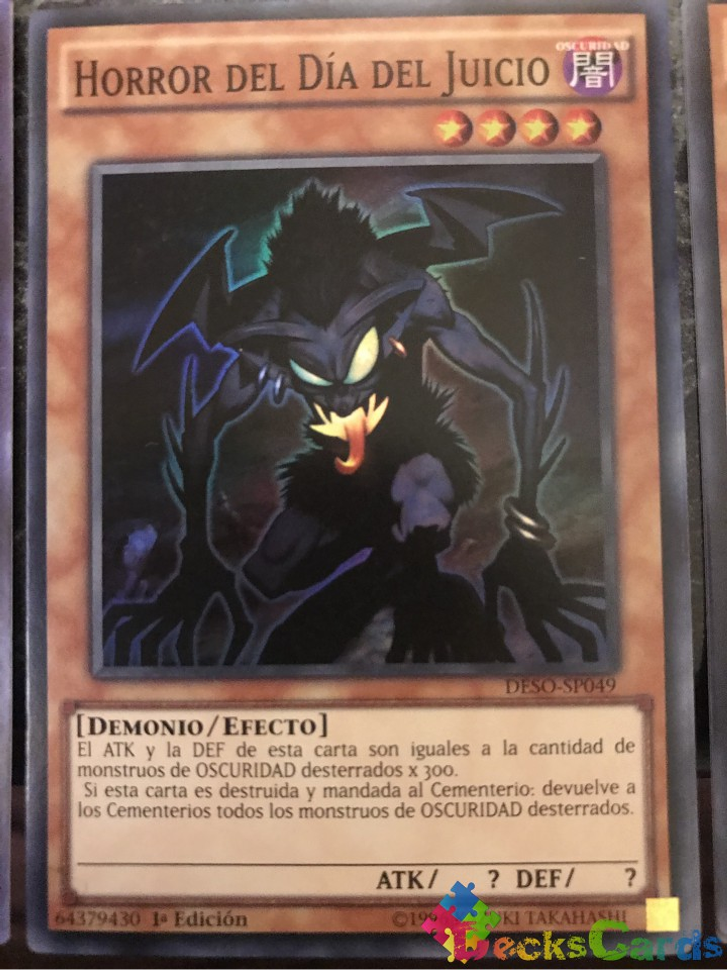 Doomsday Horror - DESO-EN049 - Super Rare 1st Edition 1