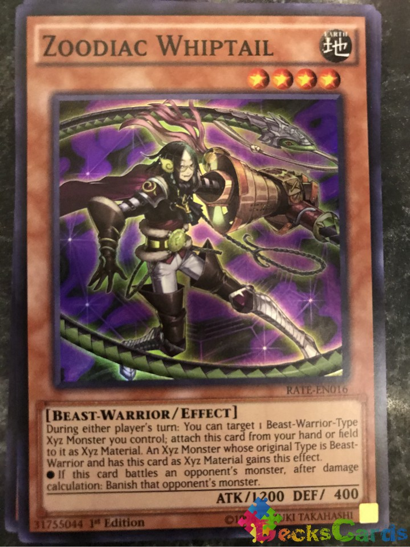 Zoodiac Whiptail - RATE-EN016 - Super Rare 1st Edition 1