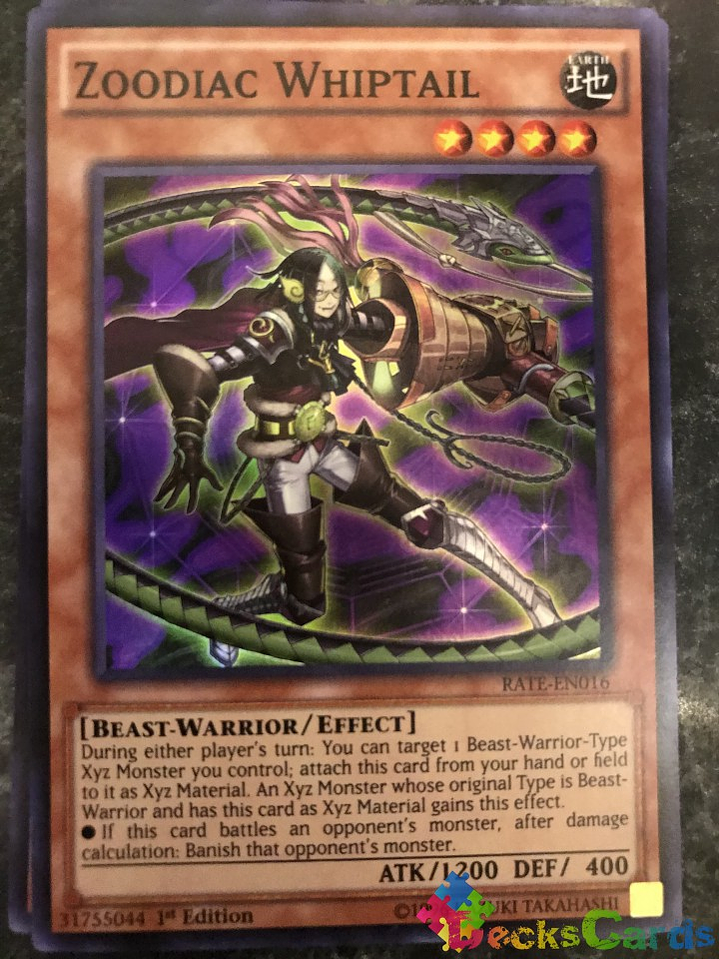 Zoodiac Whiptail - RATE-EN016 - Super Rare 1st Edition 1