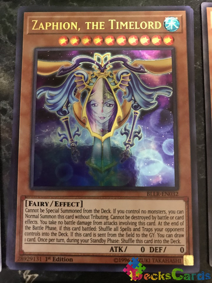 Zaphion, the Timelord - BLLR-EN032 - Ultra Rare 1st Edition 1
