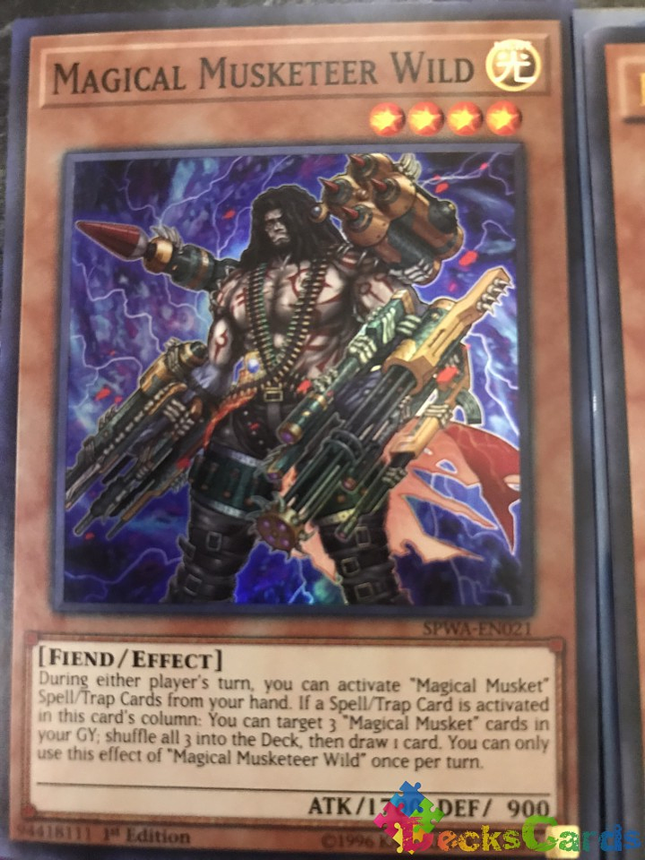 Magical Musketeer Wild - SPWA-EN021 - Super Rare 1st Edition 1