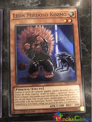 Kozmo Scaredy Lion - SHVI-EN082 - Super Rare 1st Edition