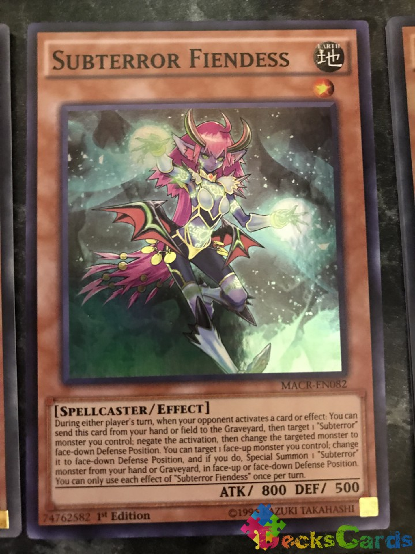 Subterror Fiendess - MACR-EN082 - Super Rare 1st Edition 1