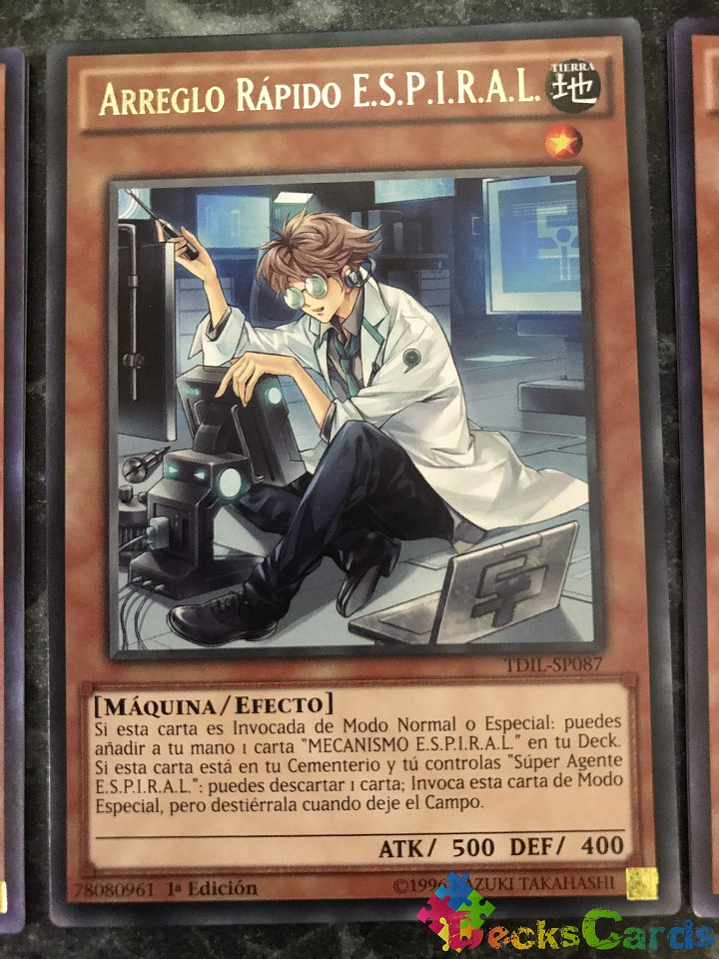 SPYRAL Quik-Fix - TDIL-EN087 - Rare 1st Edition 1