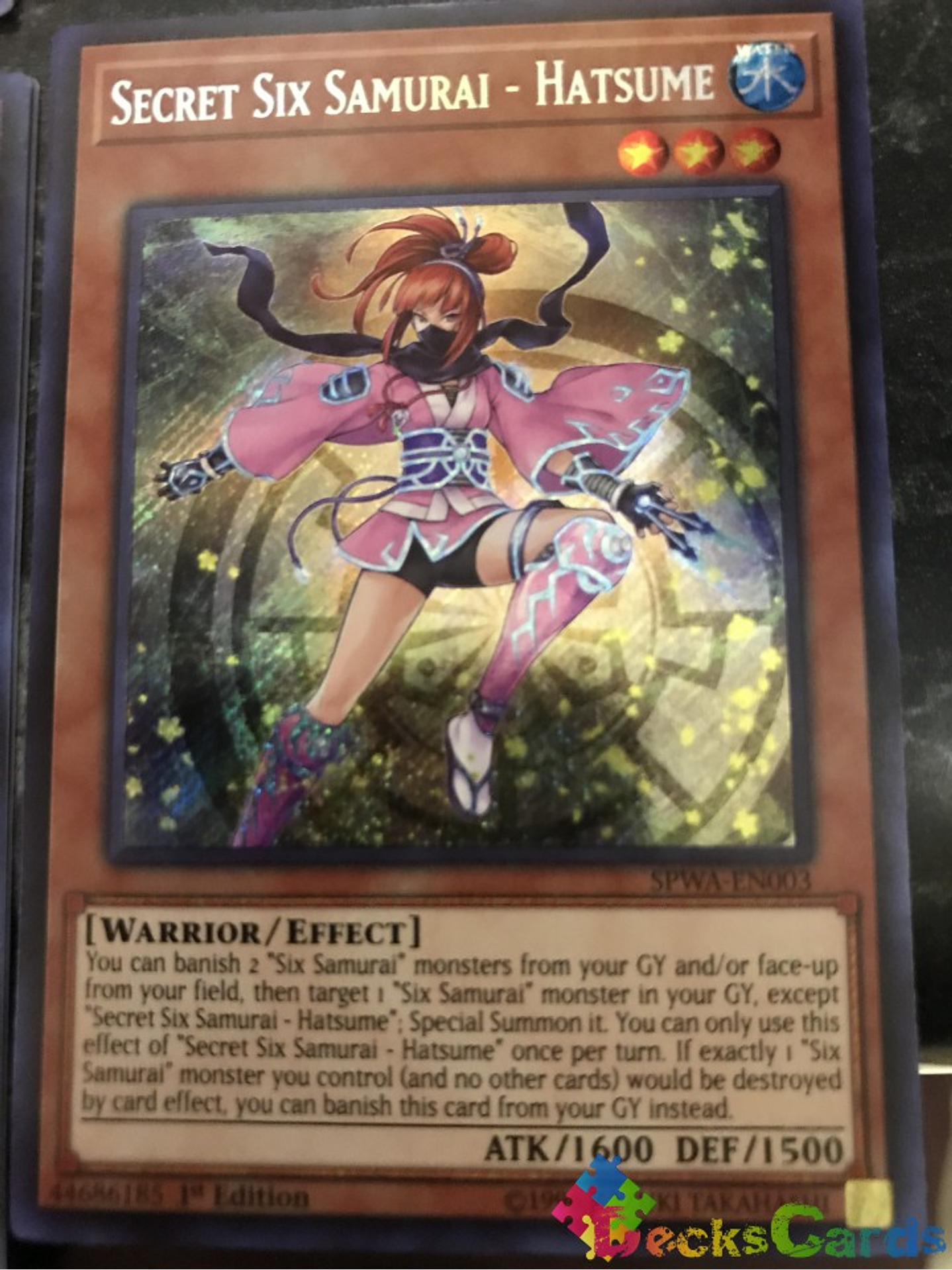 Secret Six Samurai - Hatsume - SPWA-EN003 - Secret Rare 1st Edition 1