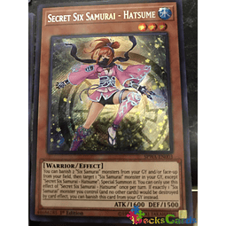 Secret Six Samurai - Hatsume - SPWA-EN003 - Secret Rare 1st Edition