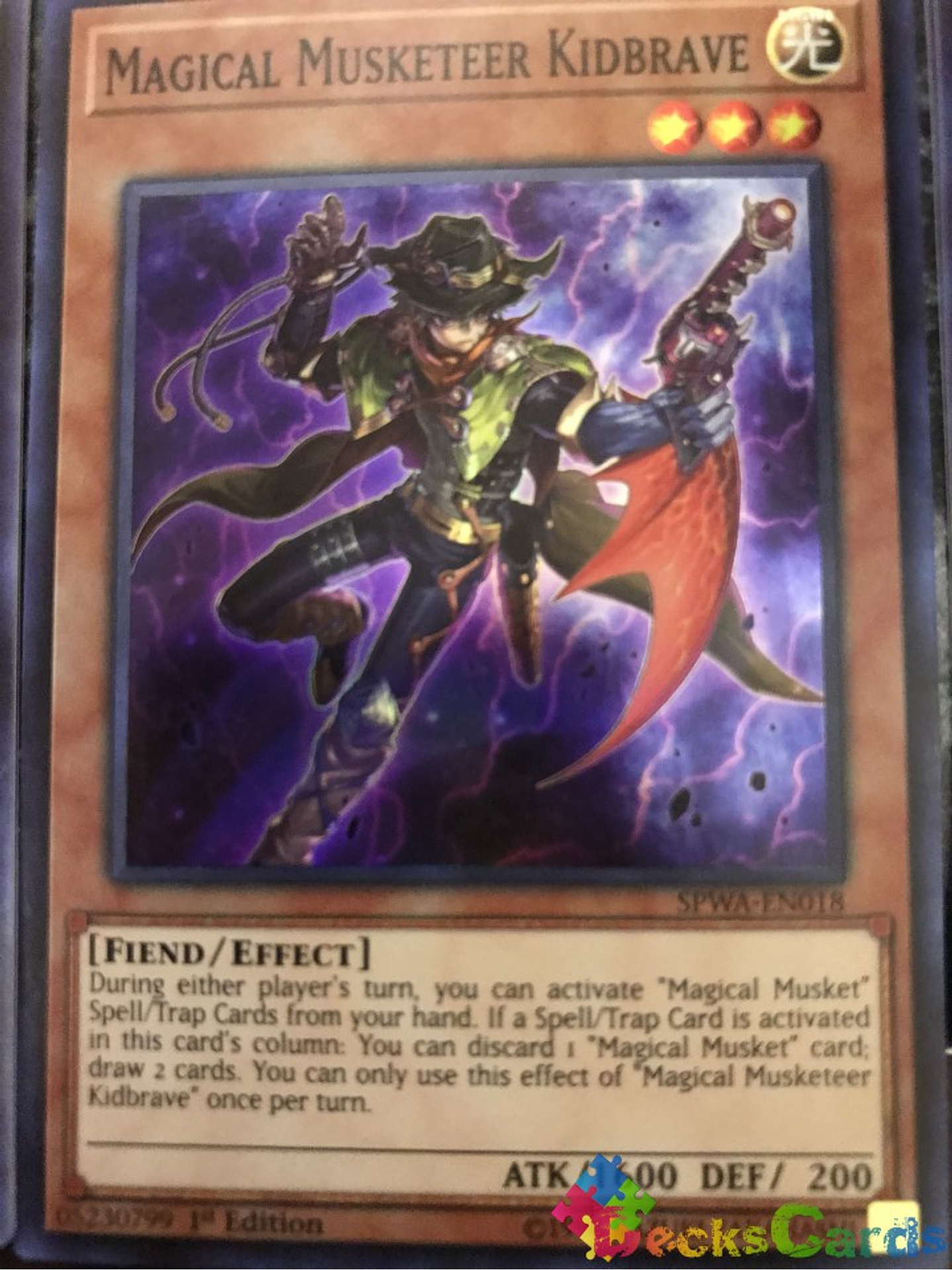 Magical Musketeer Kidbrave - SPWA-EN018 - Super Rare 1st Edition 1