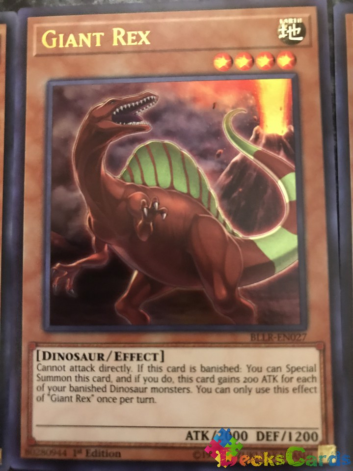 Giant Rex - BLLR-EN027 - Ultra Rare 1st Edition 1