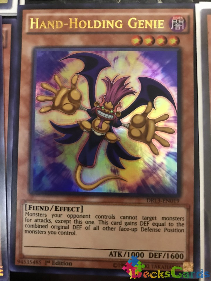 Hand-Holding Genie - DRL3-EN019 - Ultra Rare 1st Edition 1