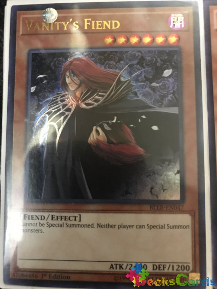 Vanity's Fiend - BLLR-EN047 - Ultra Rare 1st Edition 1