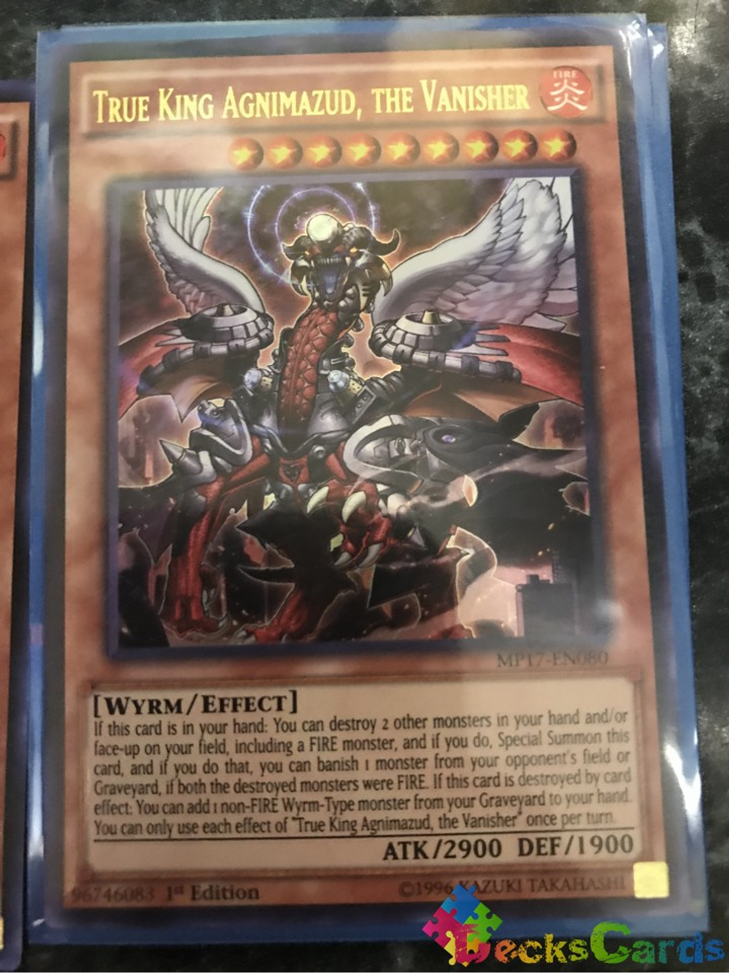 True King Agnimazud, the Vanisher - MP17-EN080 - Ultra Rare 1st Edition 1