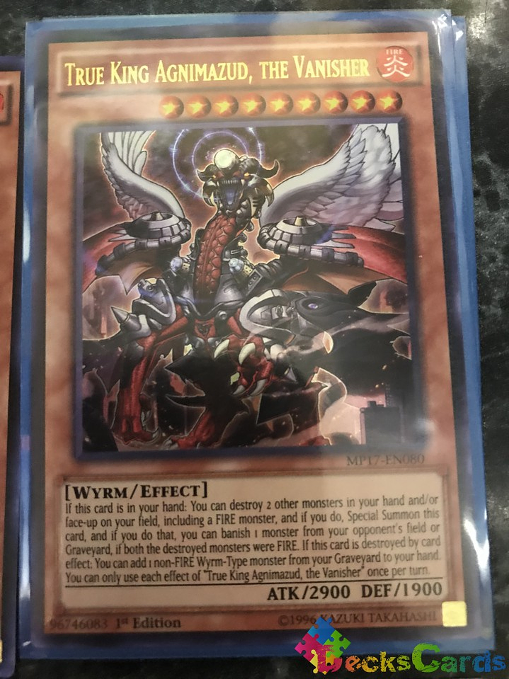 True King Agnimazud, the Vanisher - MP17-EN080 - Ultra Rare 1st Edition 1