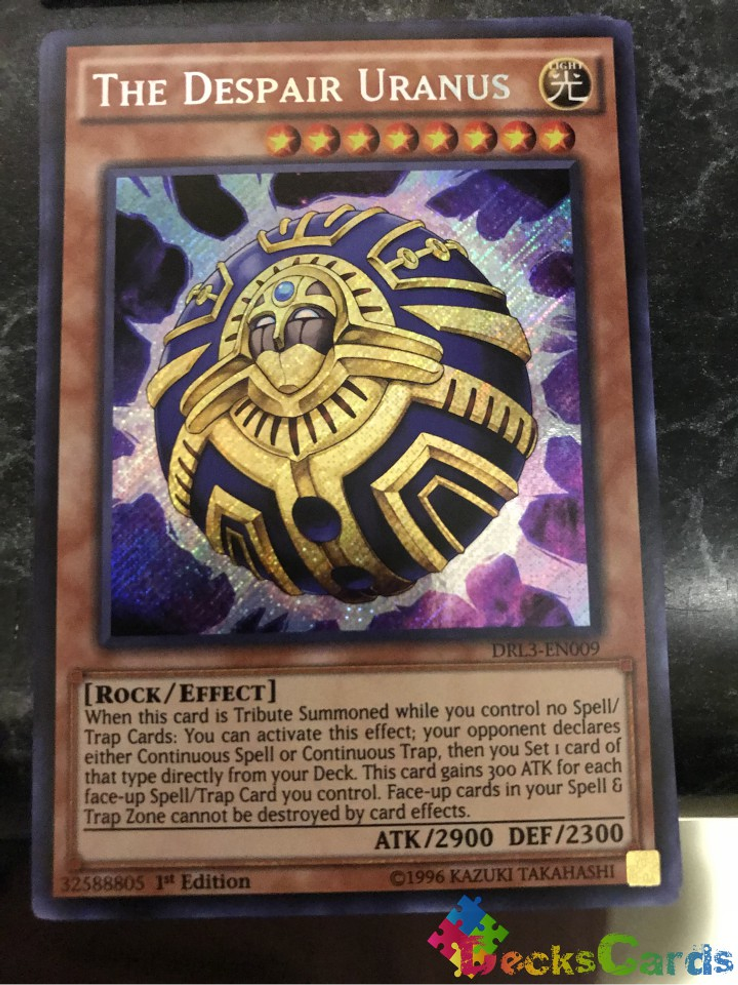 The Despair Uranus - DRL3-EN009 - Secret Rare 1st Edition 1