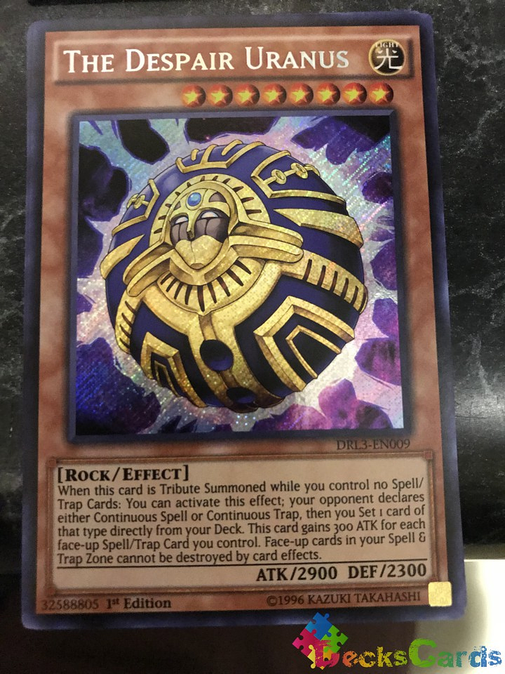The Despair Uranus - DRL3-EN009 - Secret Rare 1st Edition 1