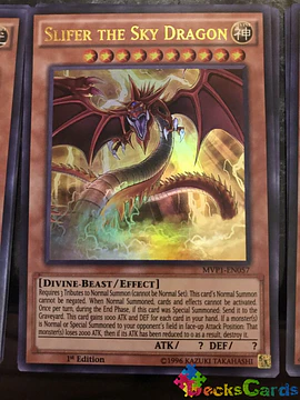 Slifer The Sky Dragon – 1st Edition Holo (ALT ART) MVP1-EN055, Yu-Gi-Oh! TCG