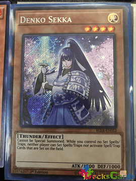 Denko Sekka - BLLR-EN052 - Secret Rare 1st Edition