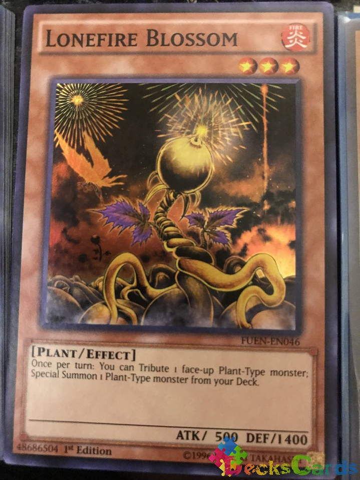 Lonefire Blossom - FUEN-EN046 - Super Rare 1st Edition 1