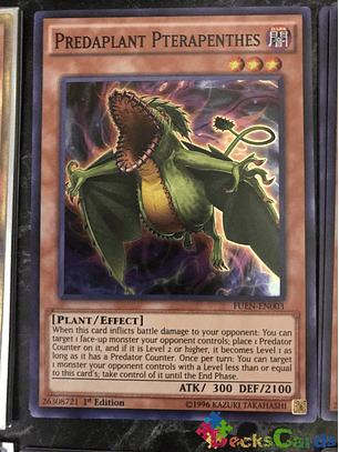 Predaplant Pterapenthes - FUEN-EN003 - Super Rare 1st Edition