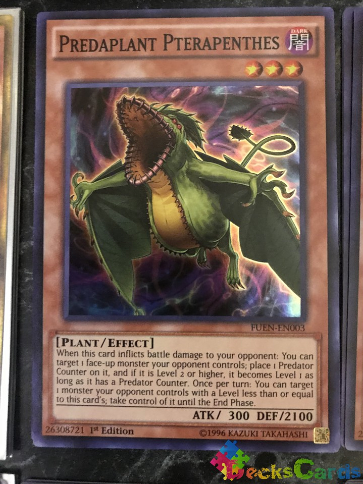 Predaplant Pterapenthes - FUEN-EN003 - Super Rare 1st Edition 1