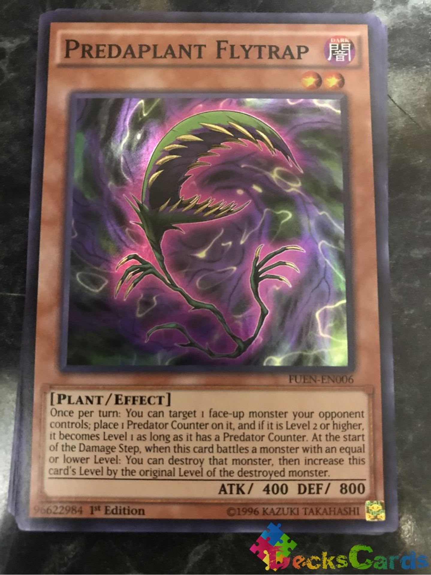 Predaplant Flytrap - FUEN-EN006 - Super Rare 1st Edition 1