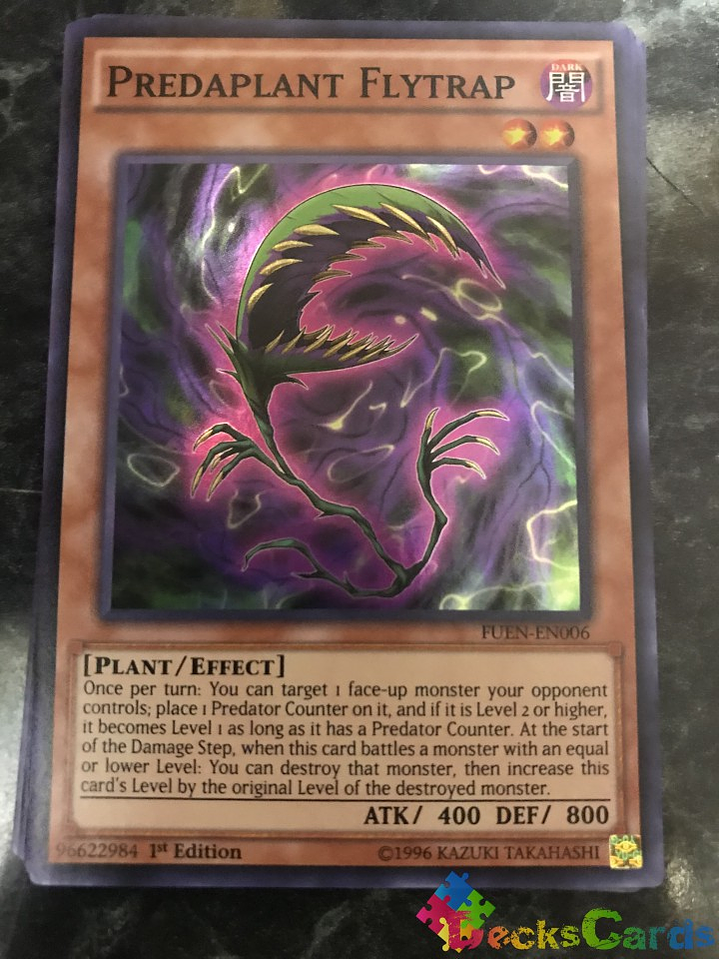 Predaplant Flytrap - FUEN-EN006 - Super Rare 1st Edition 1