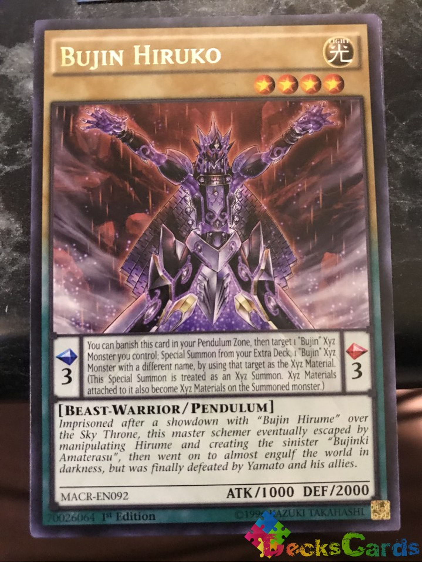 Bujin Hiruko - MACR-EN092 - Rare 1st Edition 1