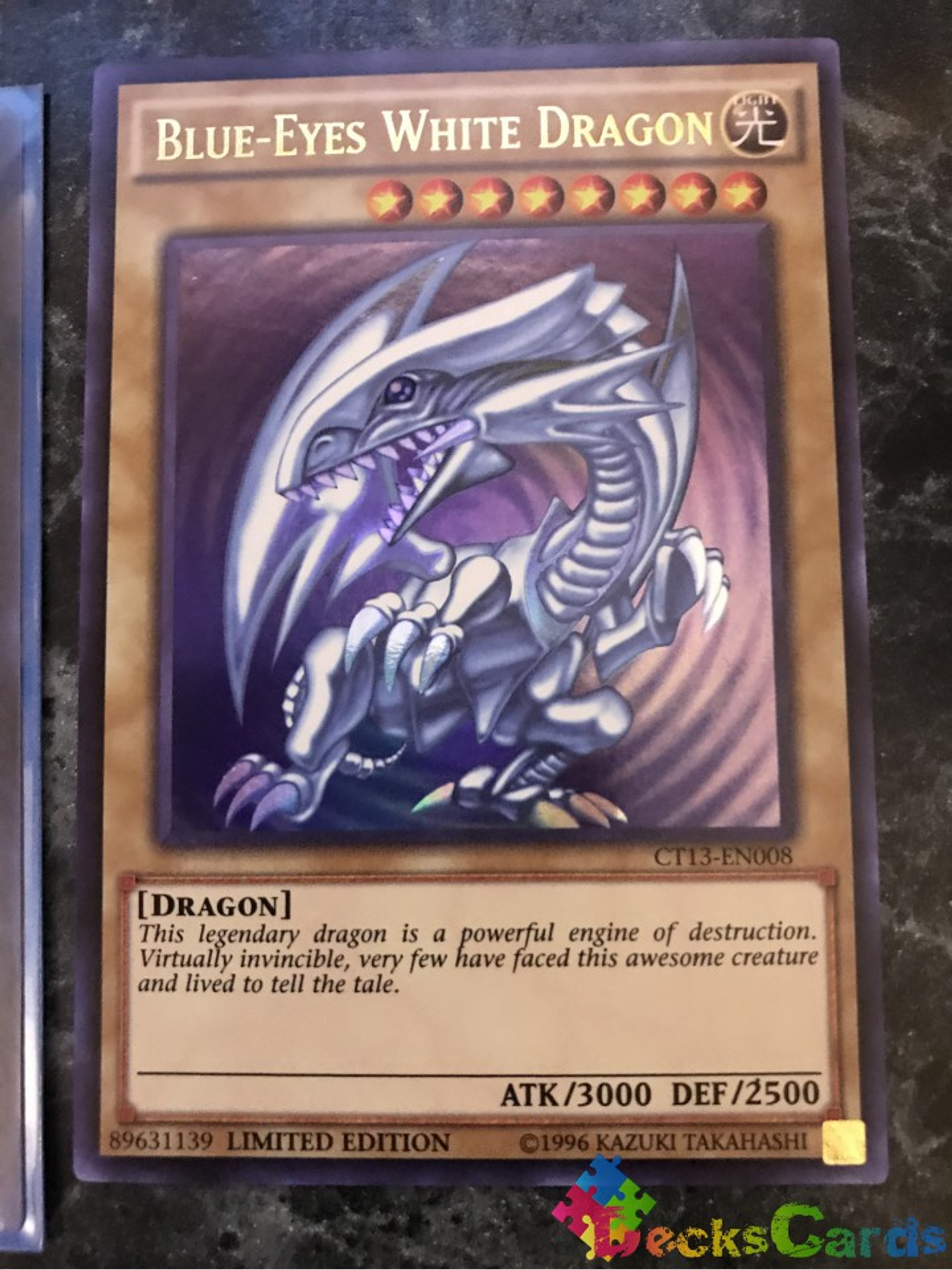 Blue-Eyes White Dragon - CT13-EN008 - Ultra Rare Limited Edition 1