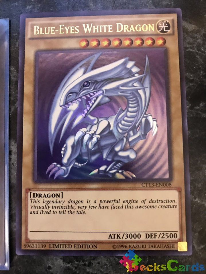 Blue-Eyes White Dragon - CT13-EN008 - Ultra Rare Limited Edition 1
