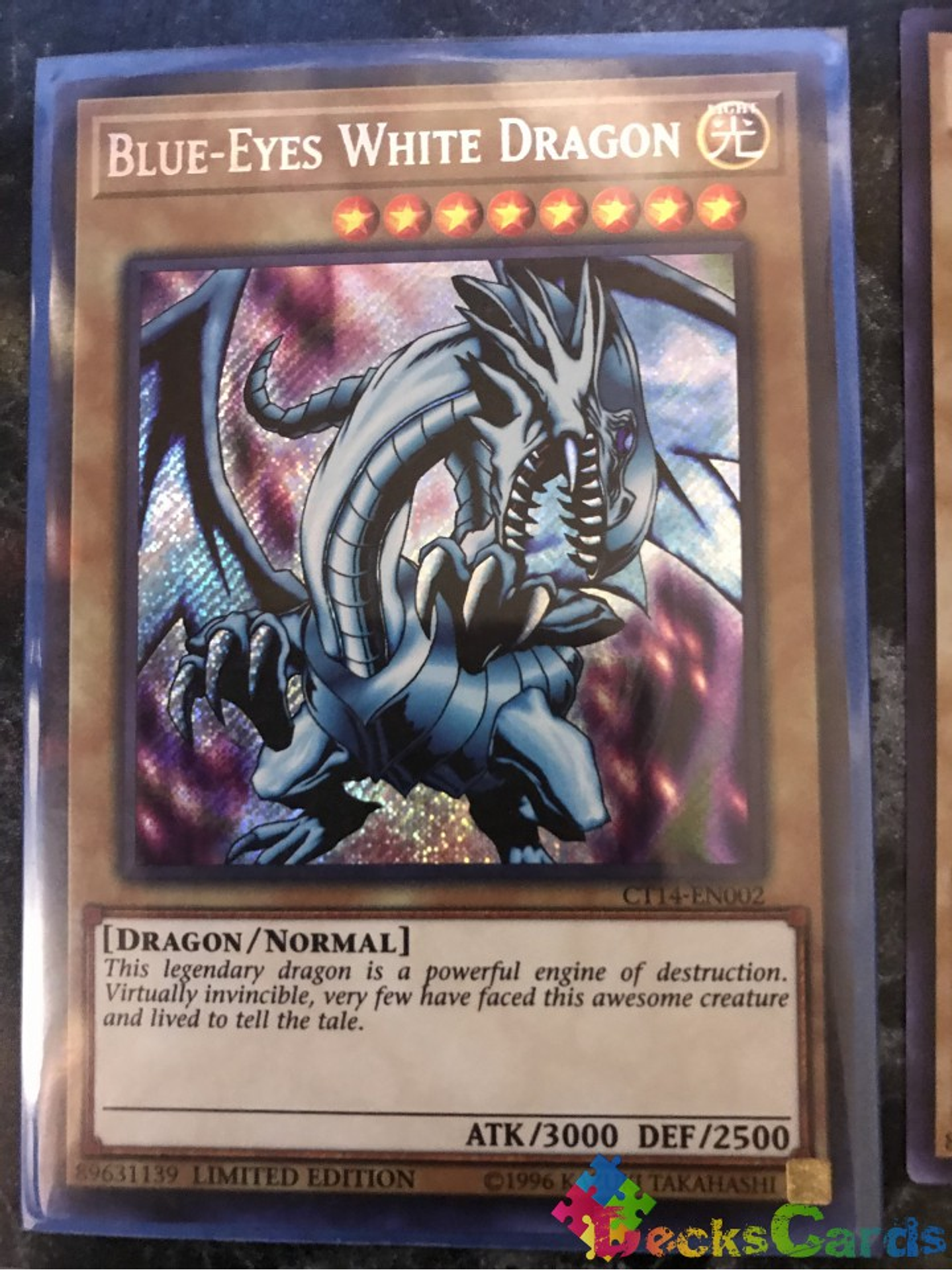 Blue-Eyes White Dragon - CT14-EN002 - Secret Rare Limited Edition 1