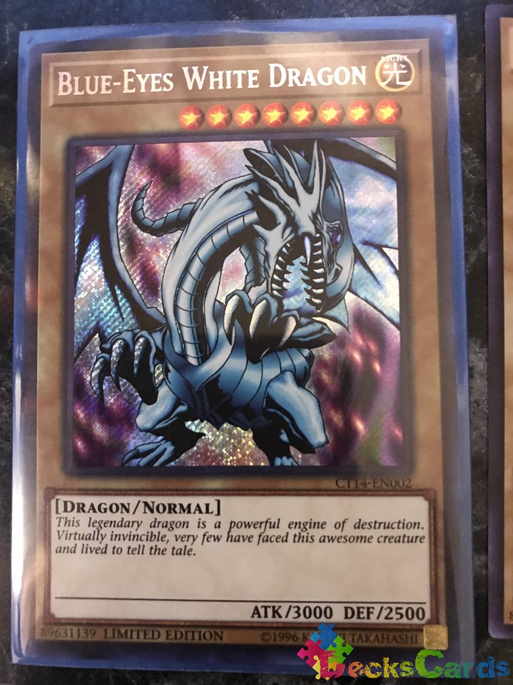 Blue-Eyes White Dragon - CT14-EN002 - Secret Rare Limited Edition 1